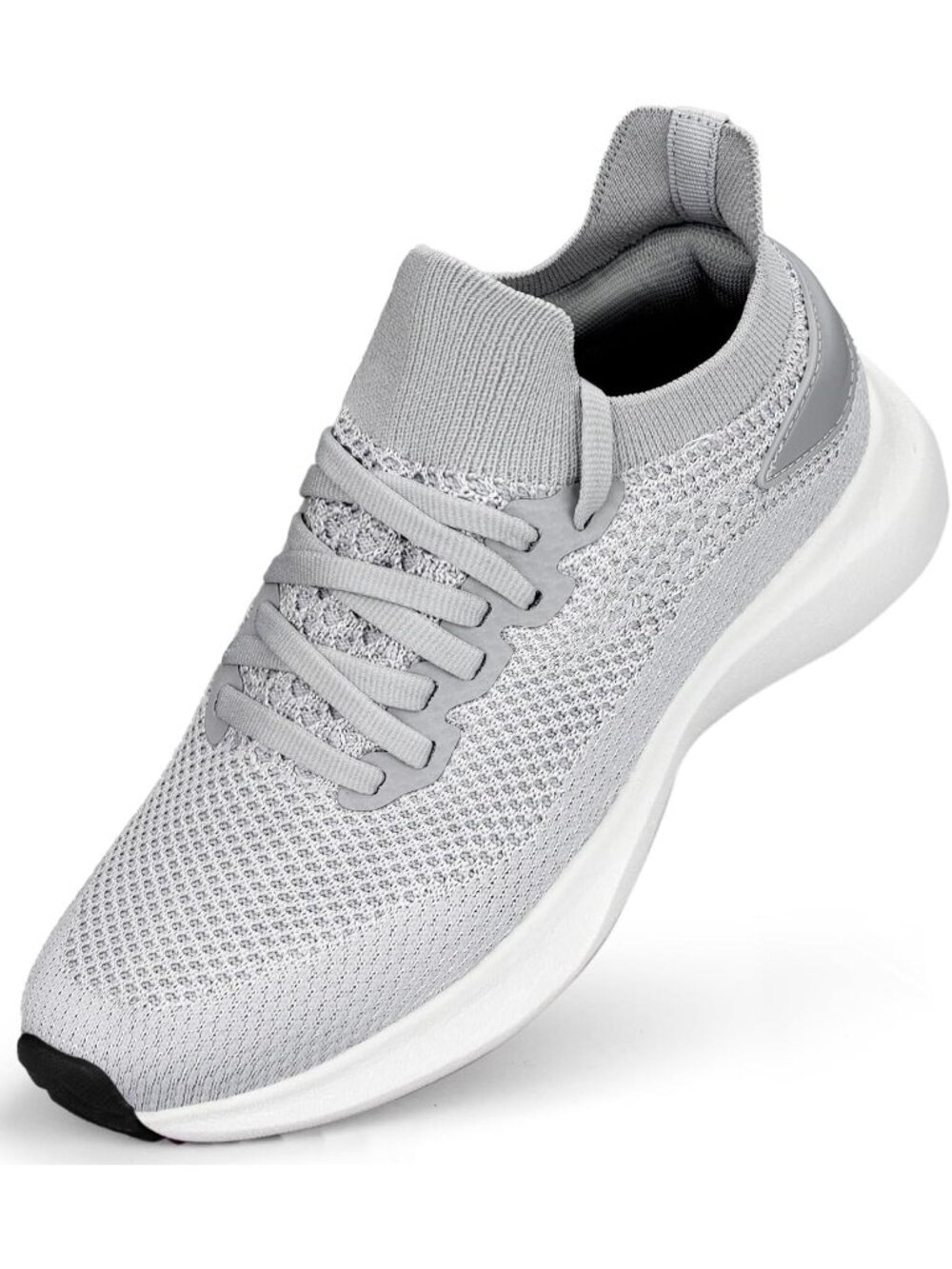 🆕Women's Light Grey Breathable Running Sneakers Casual Tennis Walking Shoes